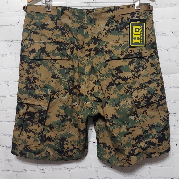 Men's HQ Issue Sz Medium USMC Digital Camo Shorts - Picture 6 of 16
